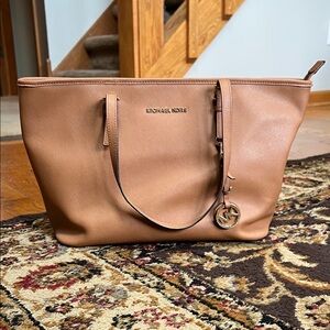 Michael Kors Brown Leather Tote